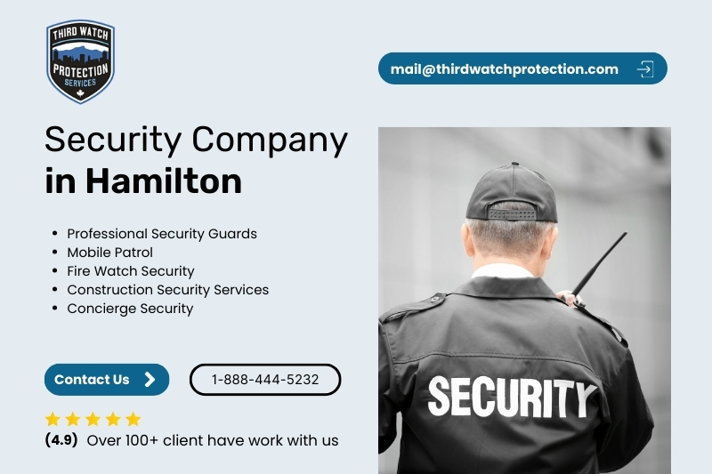 Private Security Guard Company Hamilton